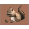 Nuukk Ansichtkaart Squirrel -Speelgoedwinkel nuukk ansichtkaart squirrel