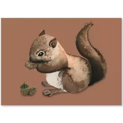 Nuukk Ansichtkaart Squirrel
