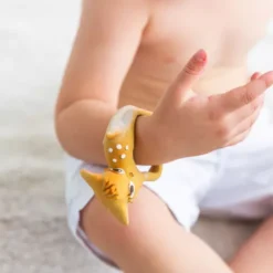 Oli & Carol Bad- & Bijtarmband Hertje Olive -Speelgoedwinkel oli carol bad bijtarmband hertje olive5