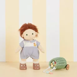 Olli Ella Dinkum Dolls Poppenkleding - Ducky Romper -Speelgoedwinkel olli ella dinkum dolls poppenkleding ducky romper 2