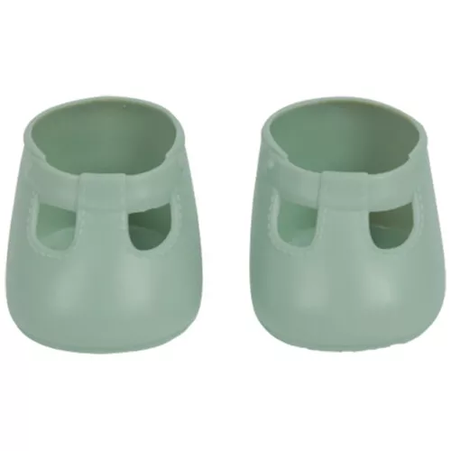 Olli Ella Dinkum Dolls Poppenschoenen - Basil Green 3 Olli Ella Dinkum Dolls Poppenschoenen - Basil Green