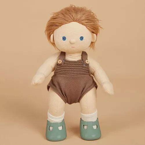 Olli Ella Dinkum Dolls Poppenschoenen - Basil Green 4 Olli Ella Dinkum Dolls Poppenschoenen - Basil Green - Afbeelding 2