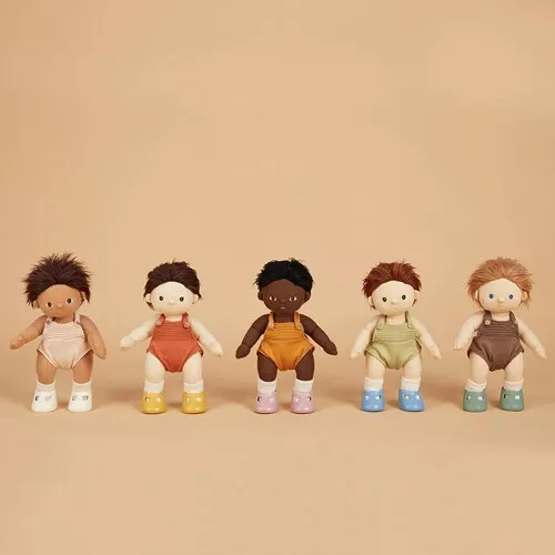 Olli Ella Dinkum Dolls Poppenschoenen - Basil Green 9 Olli Ella Dinkum Dolls Poppenschoenen - Basil Green - Afbeelding 7