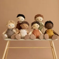 Olli Ella Lappenpop Dinkum Doll - Pumpkin - 35 Cm -Speelgoedwinkel olli ella knuffelpop dinkum doll 1 2 1 1