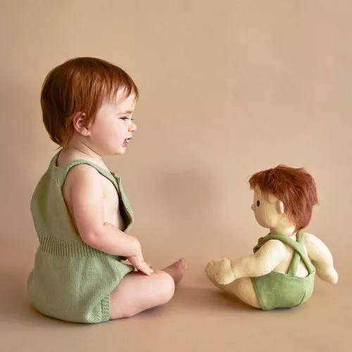 Olli Ella Lappenpop Dinkum Doll - Pumpkin - 35 Cm - Afbeelding 3