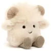 Jellycat Knuffelschaap Amuseabean Ram - 10 Cm -Speelgoedwinkel ram