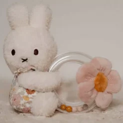 Little Dutch Ringrammelaar Nijntje - Vintage Little Flowers -Speelgoedwinkel rammelaar2