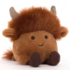 Jellycat Knuffelkoe Amuseabean Highland Cow - 10 Cm -Speelgoedwinkel schotse hooglander