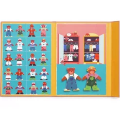 Scratch Europe Magneetboek Edulogic - Aankleedbeer -Speelgoedwinkel scratch europe magneetboek edulogic aankleedbeer 3