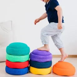 Stapelstein Original Rood - 1st -Speelgoedwinkel stapelstein lichtgroen 1st ilovespeelgoed3 1