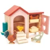Tender Leaf Toys Kippenhok -Speelgoedwinkel tender leaf toys kippenhok 1