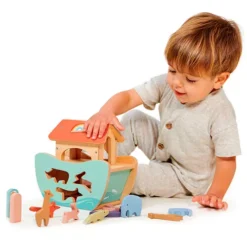Tender Leaf Toys Vormenstoof Ark Van Noach -Speelgoedwinkel tender leaf toys vormenstoof ark van noach 4