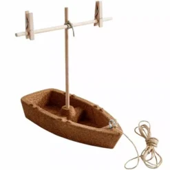Haba Terra Kids - Bouwpakket Kurken Boot -Speelgoedwinkel terra kids kurken boot