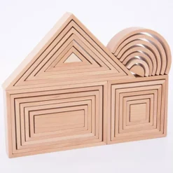 Tickit Stapelvormen Regenboog - 7st -Speelgoedwinkel tickit stapelvormen regenboog 7st 6