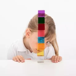 Tickit Transparante Blokken - 8st -Speelgoedwinkel tickit transparante blokken 8st 7