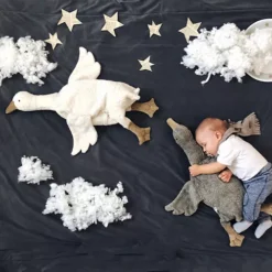 Senger Warmteknuffel Gans - Grijs - 80 Cm -Speelgoedwinkel y21024 10