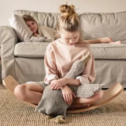 Senger Warmteknuffel Gans - Grijs - 80 Cm -Speelgoedwinkel y21037 7